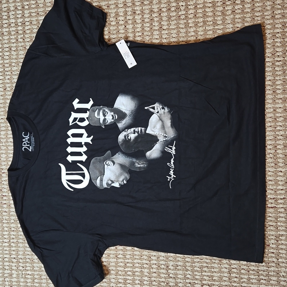 2Pac Tupac All Eyez on Me 2XL Plus Size Rap Hip Hop Shirt Top